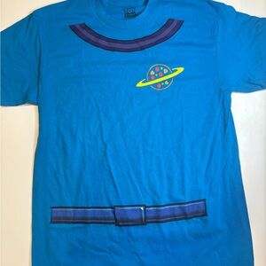 Size XL Disney Blue Toy Story Short Sleeve Tee